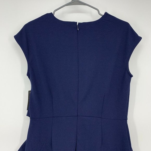 The Limited Jumpsuit Navy Blue Sleeveless Wide Leg Crop NWT - Picture 6 of 7